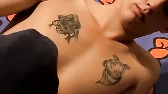Cute twink Cain in his first undie video shooting a load out