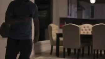 Busty realtor tricks couple into 3some