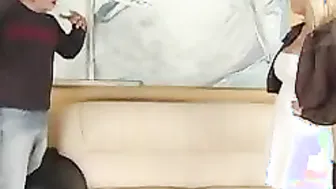 Carolyn Monroes Big Booty Bounces on the Couch