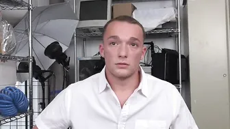 White Ass porn video – Desperate straighty needs money and offers his ass in return
