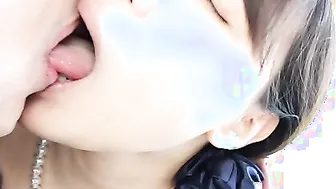Japanese housewife Tomoko has gigantic breasts