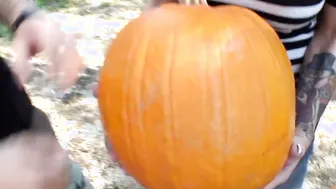 Random Guy porn video – Pornstars pick up random guys to fuck for Halloween