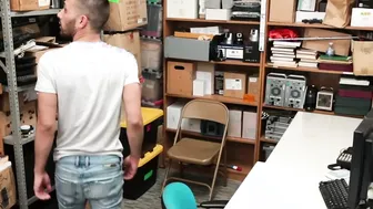 Young perp bent over for raw fucking by officer Maledom