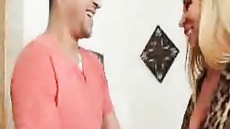 Intense Passion - Older Woman Fucks Young Guy With Big Dick And Orgasmic Facial
