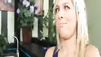 Blonde Zoey Monroe Gets Tattooed by Poker Prodigy Billy Inside Mansion Game Room