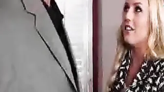 Lawyer porn video – Lexi Belle fucking into the office with her slim