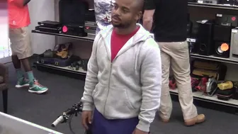 Pawnshop owners double team juicy ebony customer 2