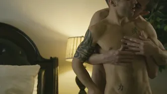 Handsome stud bareback fucked in super tight ass