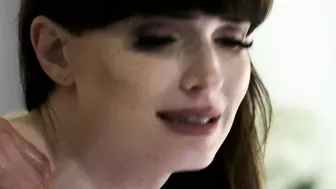 Busty tranny Natalie Mars moans while fucked missionary