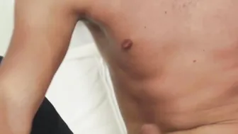 Bi twink licks pussy while getting fucked in his tight ass