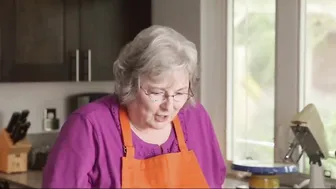 GRANDMOTHER MAKES A FUCKING CAKE