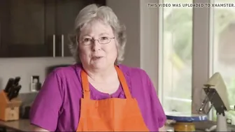 GRANDMOTHER MAKES A FUCKING CAKE