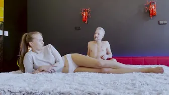 Big Cummed on Teenie Long Natural Titties Inside Casting