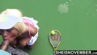 Black African porn video – Naive African Tennis Skank Loses Match  Got Long Dick