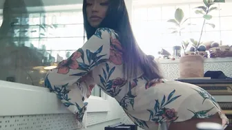 Big booty ebony Playboy model shows off
