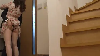 Maiko Saegimi meets her GF after a long absence and fucks him