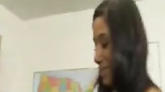 college girl Slut GIA STEEL Fucks Her Teacher's Desk And Gets A Big Load On Boobs
