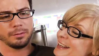 NinaHartley's Kitchen Fucks - MILF Pantie-Sniffing & Fuck Fest