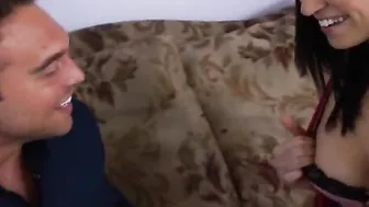 Hispanic Ann Marie Rios fucking inside the living room