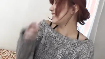 Saya Fujiwara has an older colleague come to her home to visit her