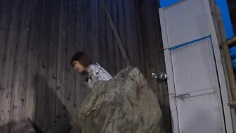 Runa Hagawa Enjoying a day at the Hot springs sucking off and fucking