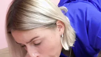 ChickPass - Logan gets a blowjob from tattooed coed Tina Ray
