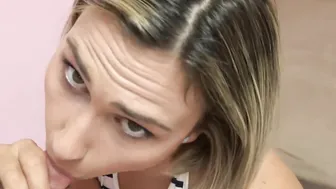 ChickPass - Naughty blonde Red August goes down on some dick