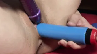ChickPass - Naughty slut Nicci Taylor lifts her skirt to masturbate