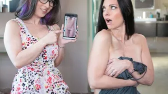 Babe asks stepmom to fuck to detele pics