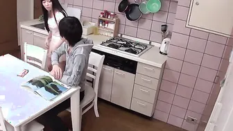 Yuma Miyazaki getting her stepbrother\s cum into twat