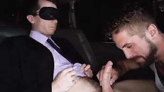 Glasses wearing masculine twink fucked hardcore in bait bus