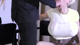 Busty Tanya enjoys anal and throat fuck