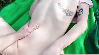 I MET AN INCREDIBLE BEAUTY IN THE FORESTTHERE I FUCKED HER.CREAMPIE PUSSY♡