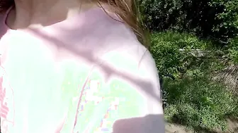 I MET AN INCREDIBLE BEAUTY IN THE FORESTTHERE I FUCKED HER.CREAMPIE PUSSY♡