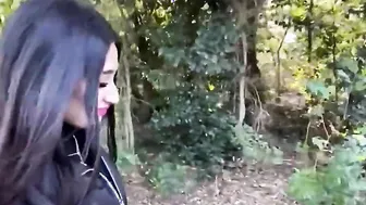 I met her on TINDER and we had HARD SEX in a FOREST on the way home
