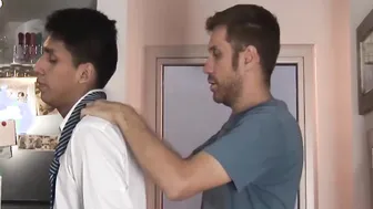 Returns porn video – Horny dick rider Andres likes taking it up his tight rear