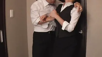 Rei Kitajima finger bang her vagina thinking of her young neighbors