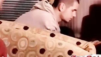 Hot young straight boy Brian shares that uncut cock with us