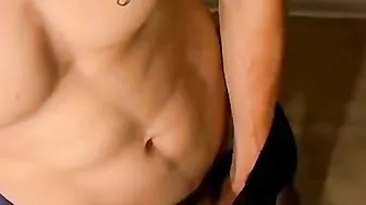 Alexx showing his weird undies fetish while rubbing his dick