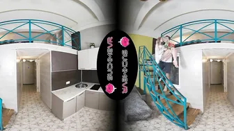 Eva Barbie plays Juliet as her Romeo takes her from behind into VR