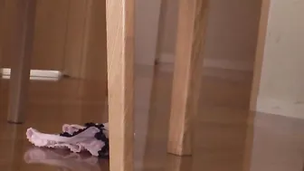 Shizuku Iori getting caught masturbating at home alone