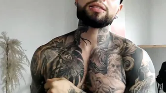 Colossal Black tattoo masturbating Part 2