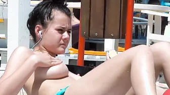 Secretly porn video – Pale nudist teens secretly filmed