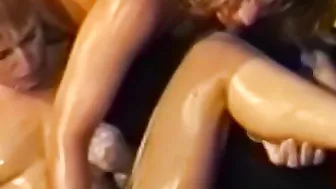 Group of lesbians test their limits with speculum play