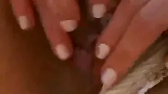 Ellie masturbates in horny solo action