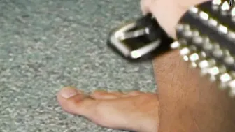 German domina and slave crossdresser in BDSM session