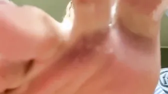 Femdom ShoePlay Sock Removal Foot JOI