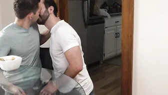 DILF anal sex in morning with stepson