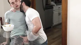 Aroused anal sex in morning with stepson