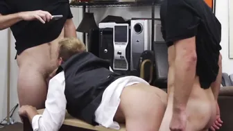 Handsome hunk cock sucking in sexy POV before hot pounding